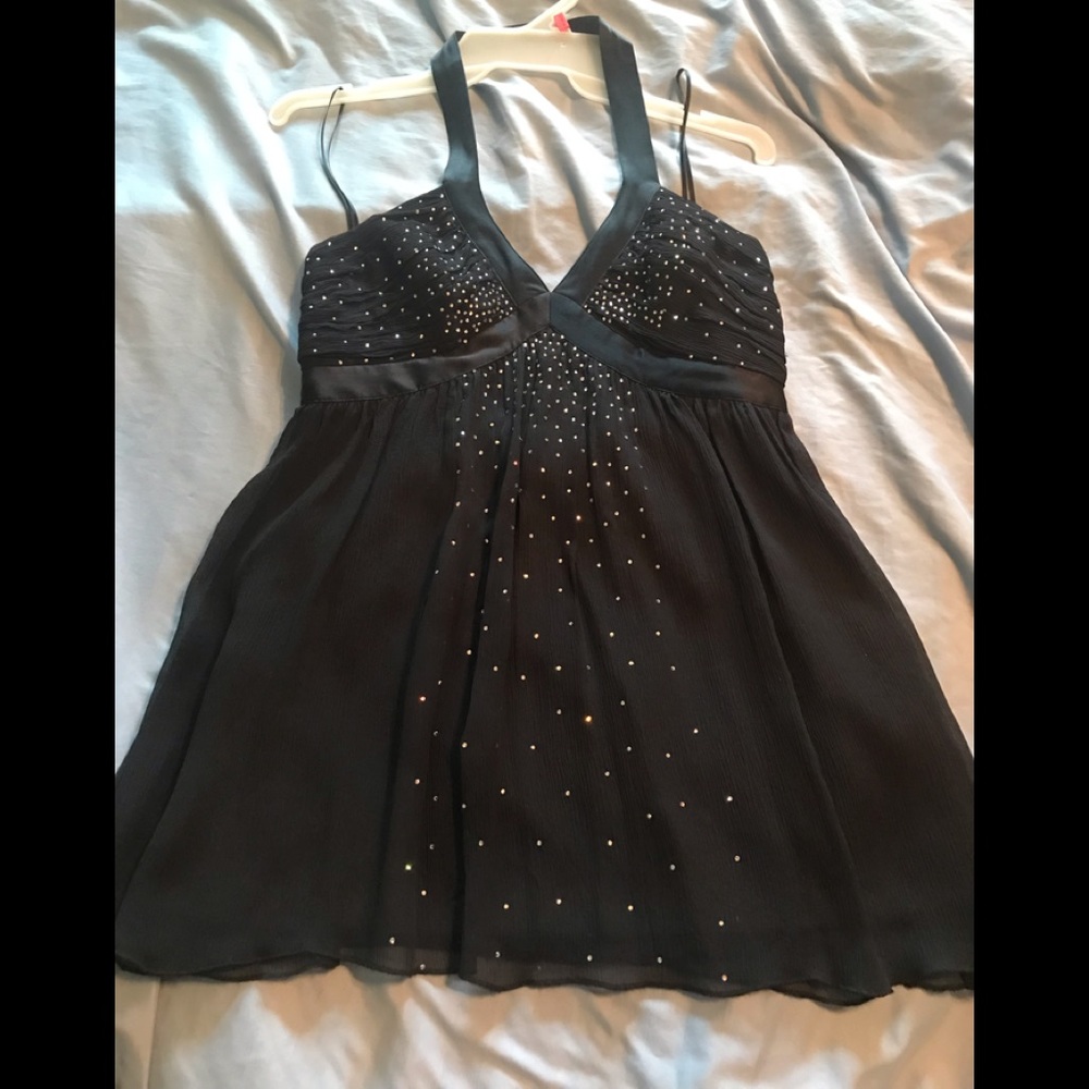 Express black sparkle halter top - Picture 4 of 6